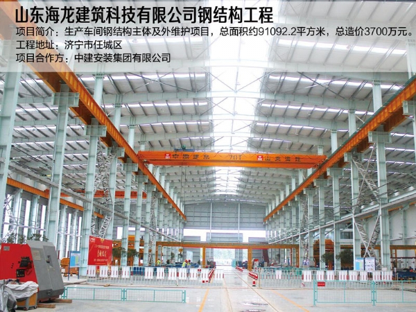 山东海龙建筑科技有限公司钢结构工程